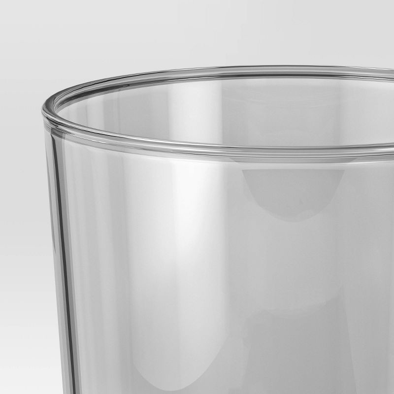 slide 3 of 3, 19 fl oz Glass Bower Tall Tumbler Gray - Threshold™, 19 fl oz