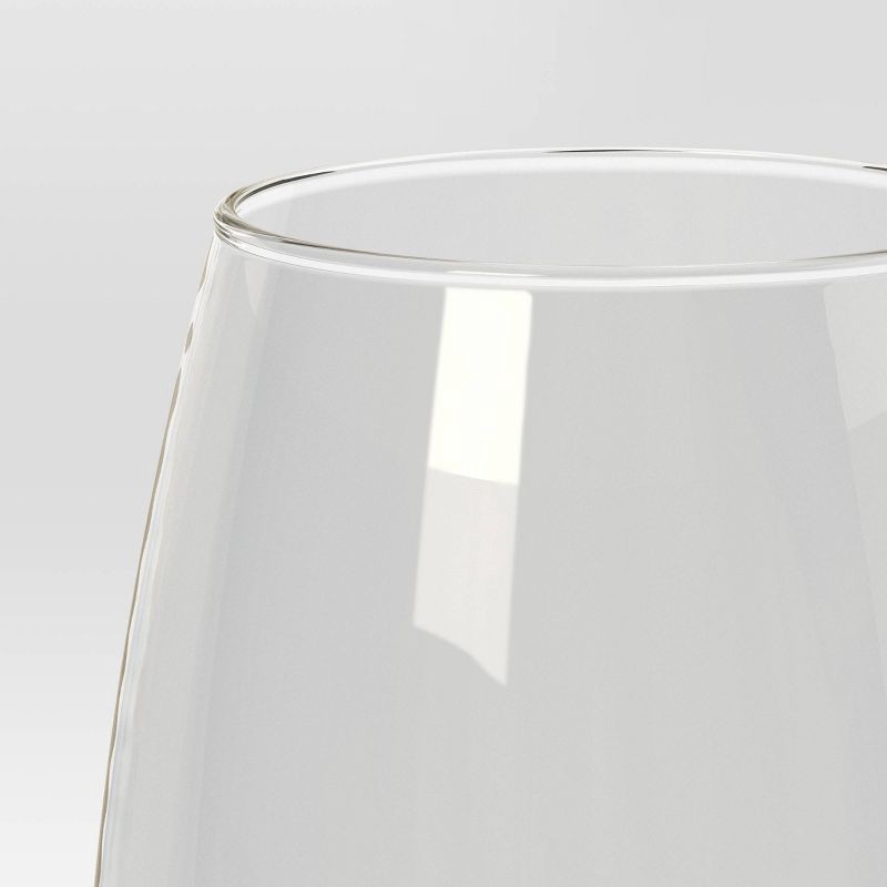 slide 3 of 3, 18oz Large Hutton Wine Glass - Threshold™, 18 oz