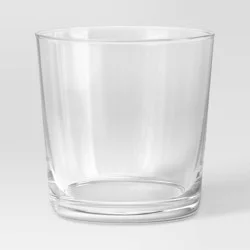 13.2 fl oz Glass Bower Short Tumbler Clear - Threshold™