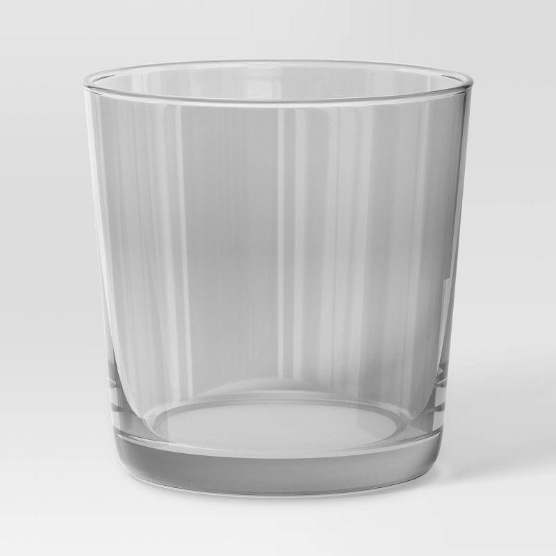 slide 1 of 3, 13.2 fl oz Glass Bower Short Tumbler Gray - Threshold™, 13.2 fl oz