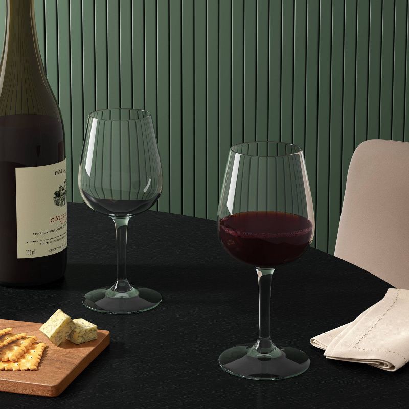 slide 2 of 3, 12.75oz Stemmed Hutton Wine Glass - Threshold™, 12.75 oz