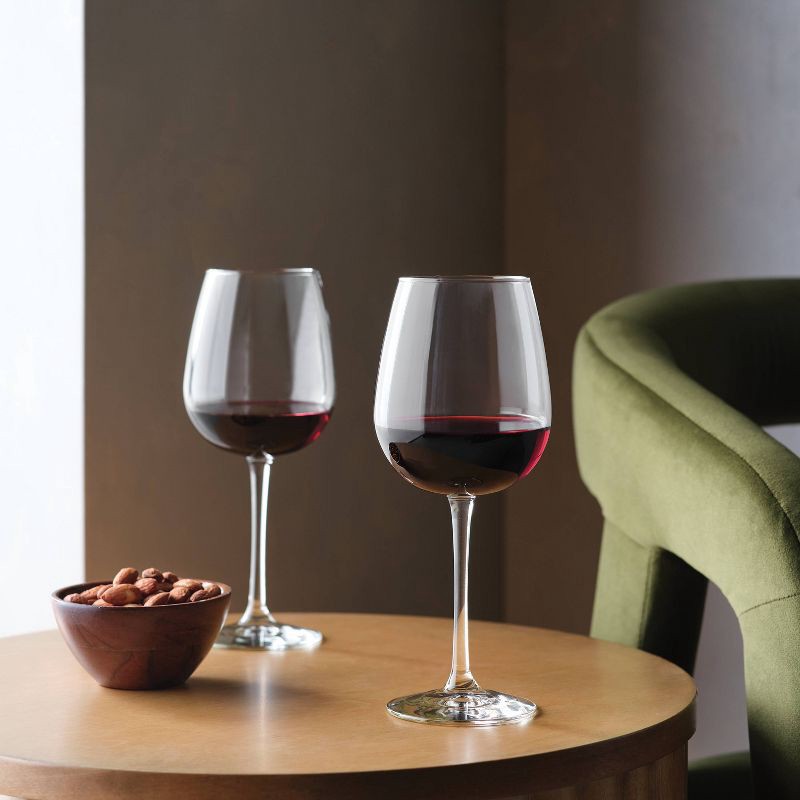 slide 2 of 4, 18oz 6pk Hutton Wine Glass Set - Threshold™, 6 ct; 18 oz