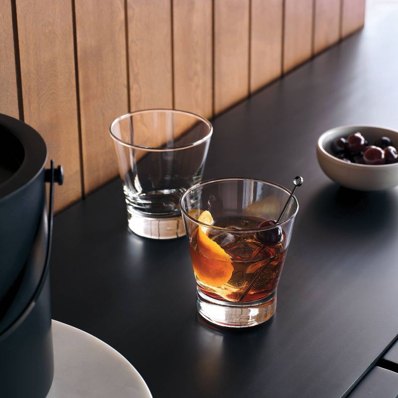 slide 2 of 4, 4pk Entertaining Martini Short Cocktail Glass Set - Threshold™: Dishwasher-Safe, Clear Glass, 10.5oz Capacity, Set of 4, 4 ct; 10.5 oz