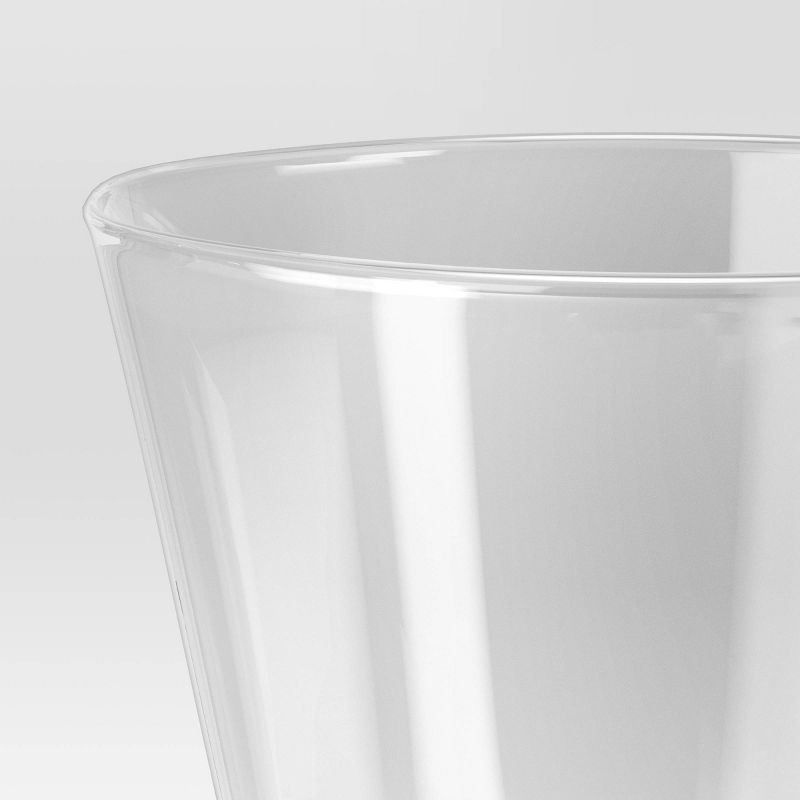 slide 4 of 4, 4pk Entertaining Martini Short Cocktail Glass Set - Threshold™: Dishwasher-Safe, Clear Glass, 10.5oz Capacity, Set of 4, 4 ct; 10.5 oz
