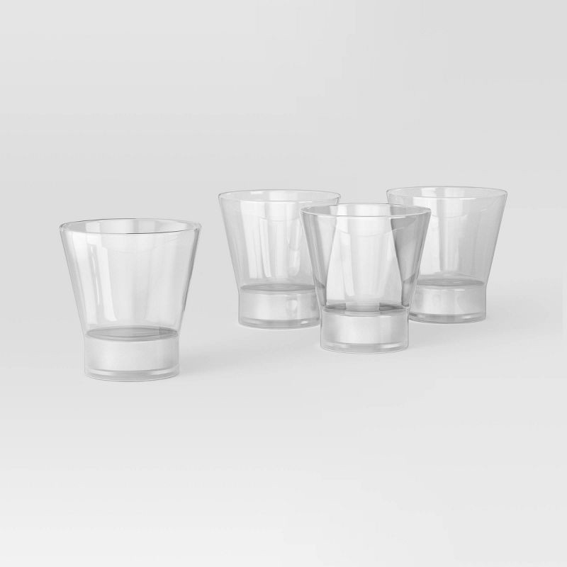 slide 1 of 4, 4pk Entertaining Martini Short Cocktail Glass Set - Threshold™: Dishwasher-Safe, Clear Glass, 10.5oz Capacity, Set of 4, 4 ct; 10.5 oz
