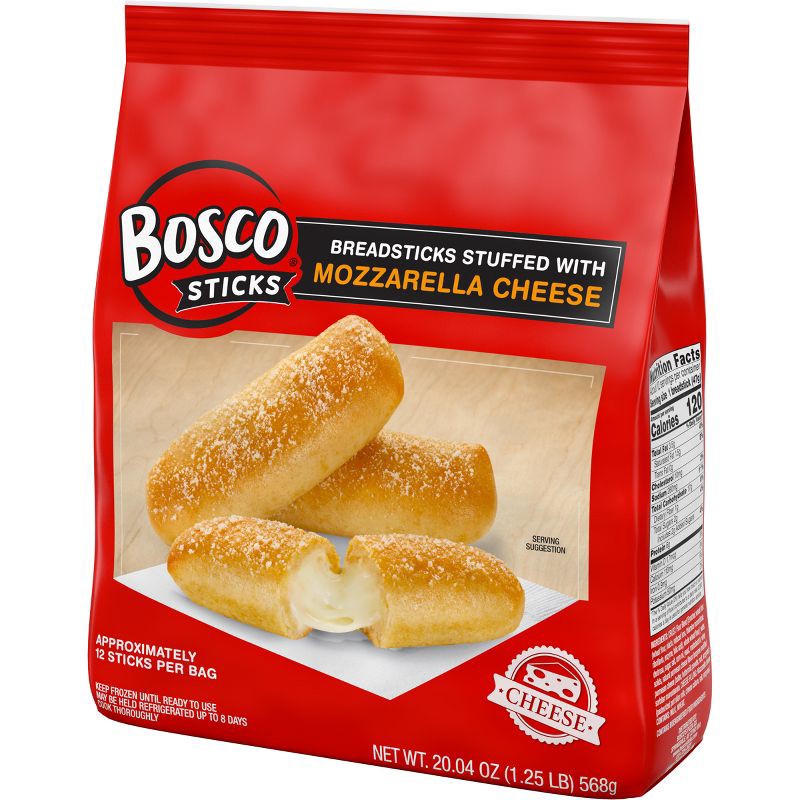 slide 3 of 5, Bosco Frozen Cheese Sticks - 20.04oz, 20.04 oz