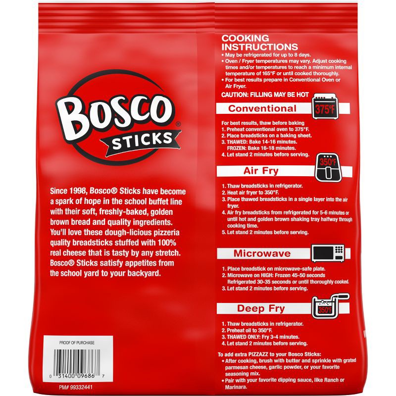 slide 4 of 5, Bosco Frozen Cheese Sticks - 20.04oz, 20.04 oz