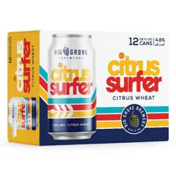 Big Grove Brewery Big Grove Citrus Surfer Beer - 12pk/12 fl oz Cans