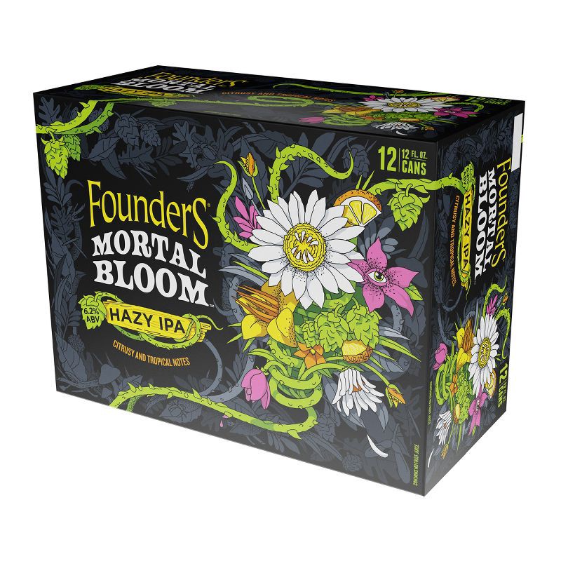 slide 5 of 6, Founders Brewing Co. Founders Mortal Bloom Hazy IPA - 12pk/12 fl oz Cans, 12 ct; 12 fl oz