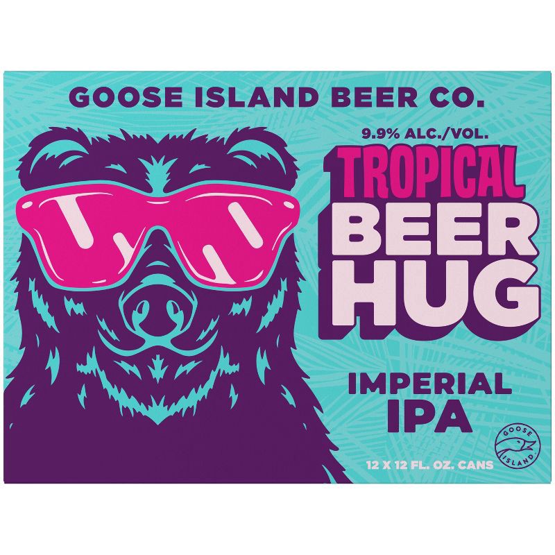 slide 3 of 10, Goose Island Beer Co. Goose Island Tropical Beer Hug DDH DIPA - 12pk/12 fl oz Cans, 12 ct; 12 fl oz