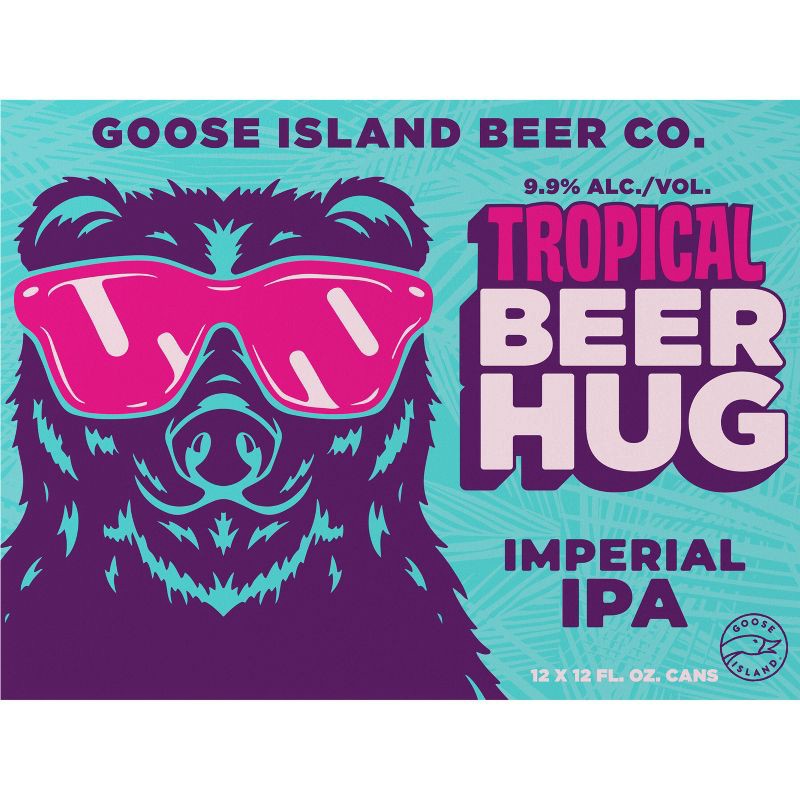 slide 4 of 10, Goose Island Beer Co. Goose Island Tropical Beer Hug DDH DIPA - 12pk/12 fl oz Cans, 12 ct; 12 fl oz