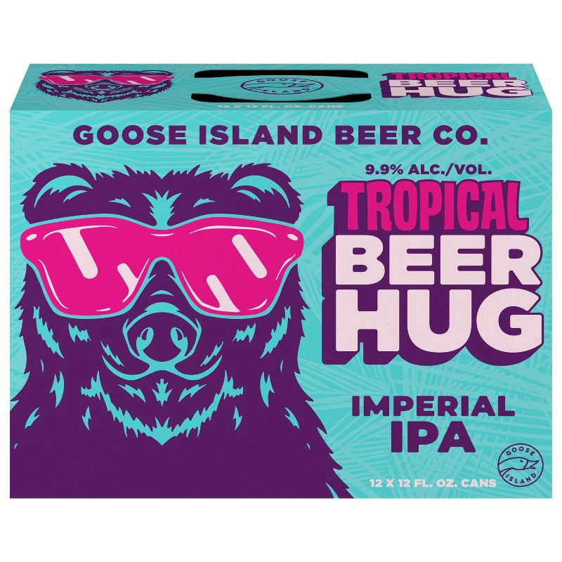 slide 5 of 10, Goose Island Beer Co. Goose Island Tropical Beer Hug DDH DIPA - 12pk/12 fl oz Cans, 12 ct; 12 fl oz