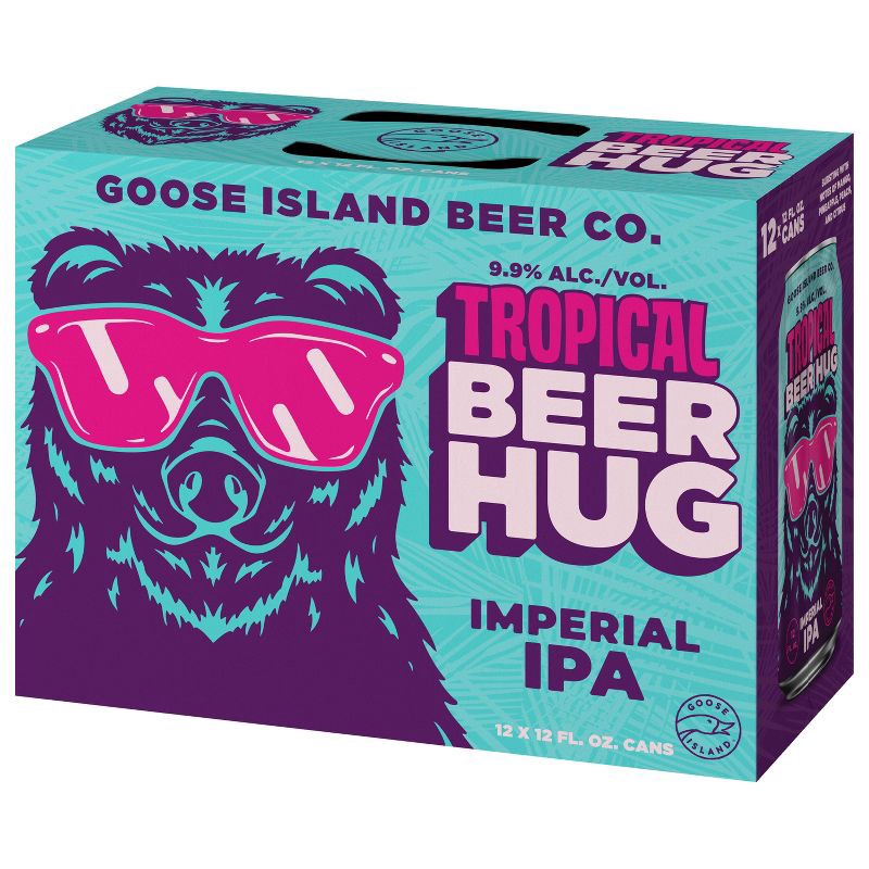 slide 6 of 10, Goose Island Beer Co. Goose Island Tropical Beer Hug DDH DIPA - 12pk/12 fl oz Cans, 12 ct; 12 fl oz