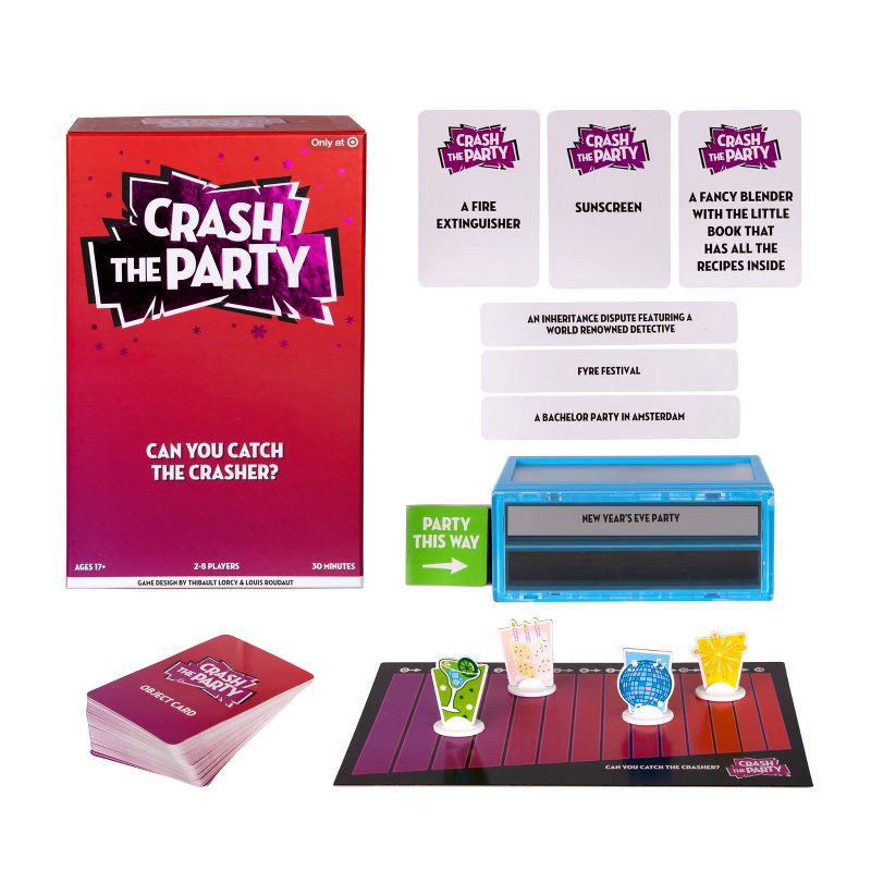 slide 2 of 10, Moose Games Crash the Party Game: Social Skills Focus, 3-8 Players, 20-40 Minute Play, Includes Cards, 1 ct