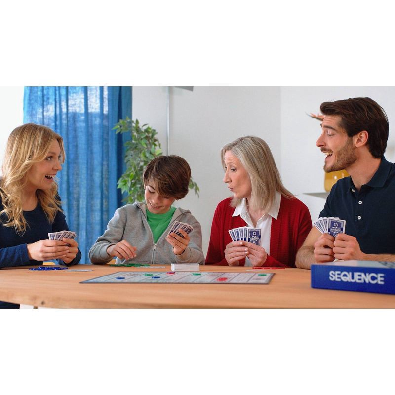 slide 4 of 7, Pressman Goliath SEQUENCE Board Game & Bonus SEQUENCE Stacks Card Game, 1 ct
