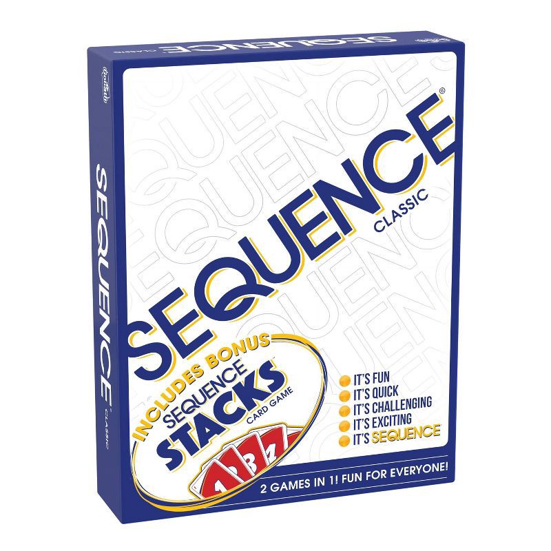 slide 6 of 7, Pressman Goliath SEQUENCE Board Game & Bonus SEQUENCE Stacks Card Game, 1 ct