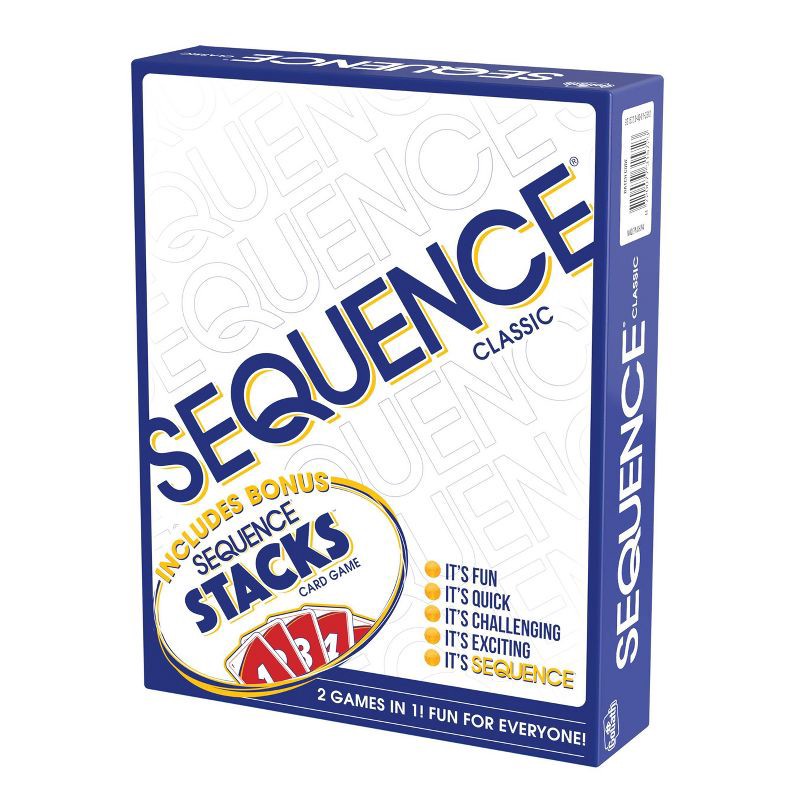 slide 7 of 7, Pressman Goliath SEQUENCE Board Game & Bonus SEQUENCE Stacks Card Game, 1 ct