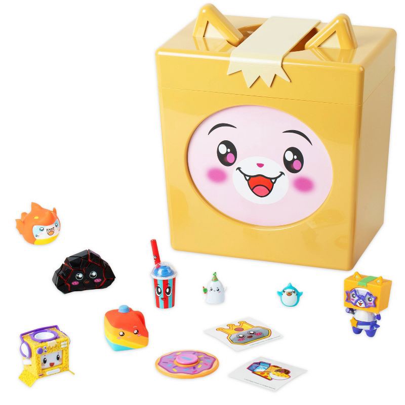 slide 2 of 4, LankyBox Really Big Foxy Mystery Box Set (Target Exclusive): Includes Plush, Stickers & Figures, Educational Creativity, 1 ct