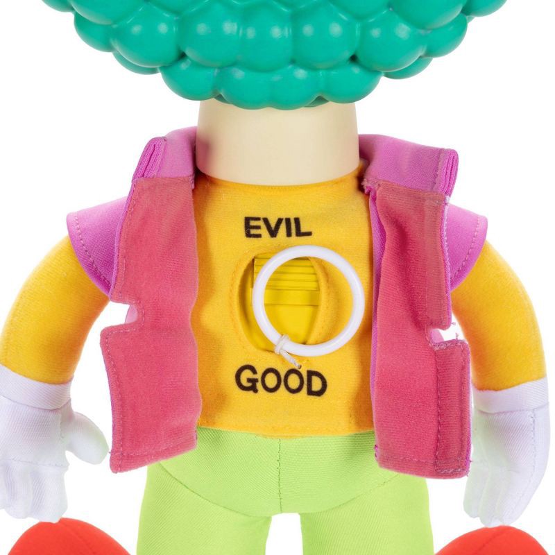slide 3 of 9, The Simpsons Good and Evil 16" Talking Krusty Pull String Doll Plush, 1 ct