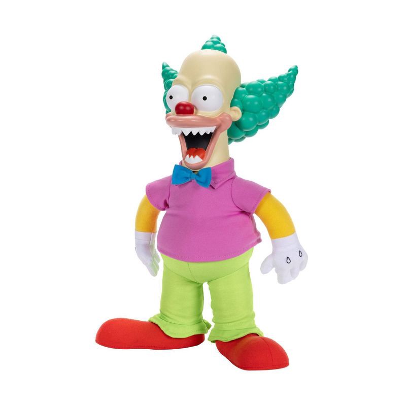 slide 5 of 9, The Simpsons Good and Evil 16" Talking Krusty Pull String Doll Plush, 1 ct