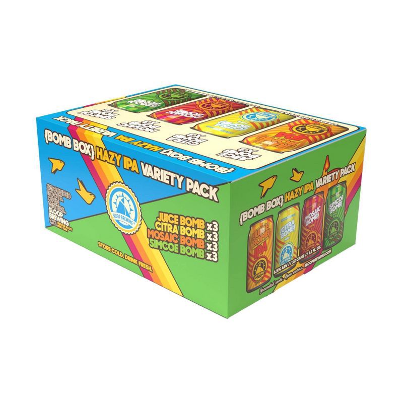 slide 5 of 5, Sloop Brewing Co. Sloop Bomb Box Variety - 12pk/12 fl oz Cans, 12 ct; 12 fl oz