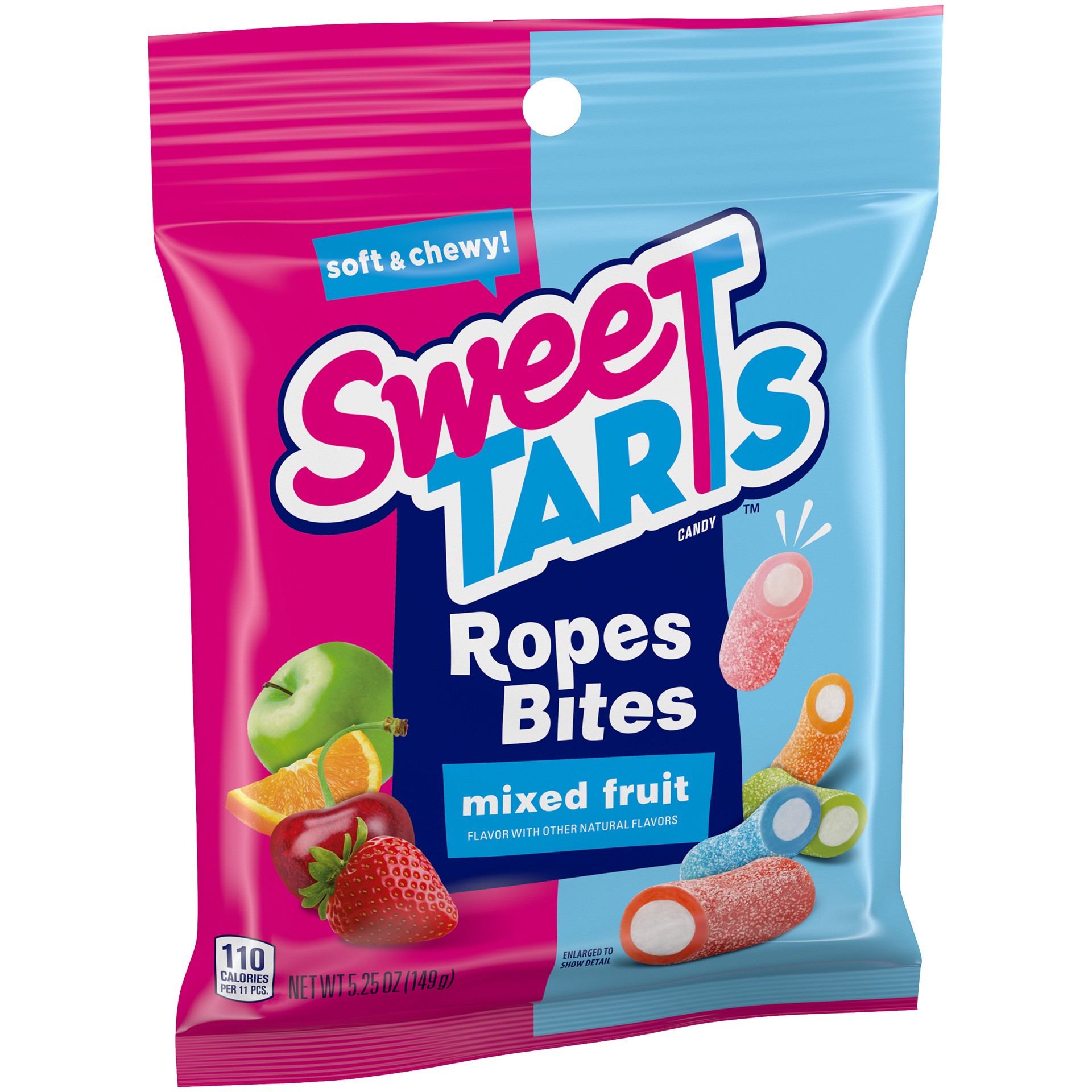 slide 3 of 5, SweeTARTS 71922 159590 Ropes Bites Mixed Fruit 5.25 oz, 5.25 oz