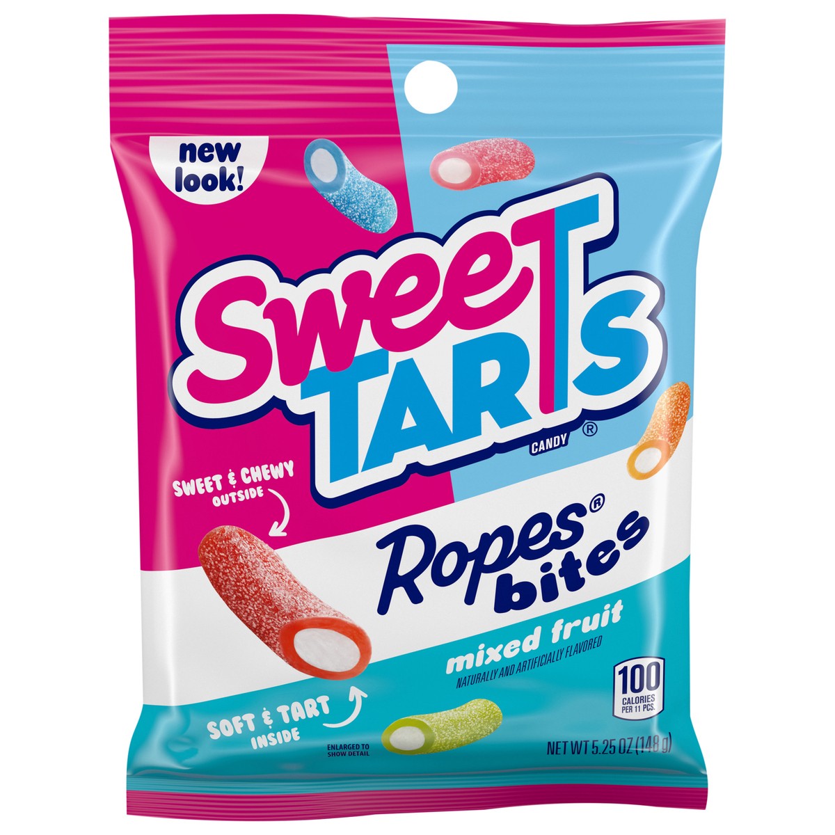 slide 1 of 5, SweeTARTS 71922 159590 Ropes Bites Mixed Fruit 5.25 oz, 5.25 oz