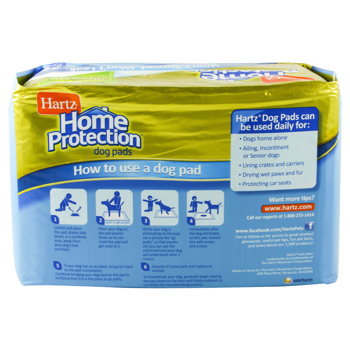 slide 3 of 3, Hartz Dog Training Pads, 30 ct