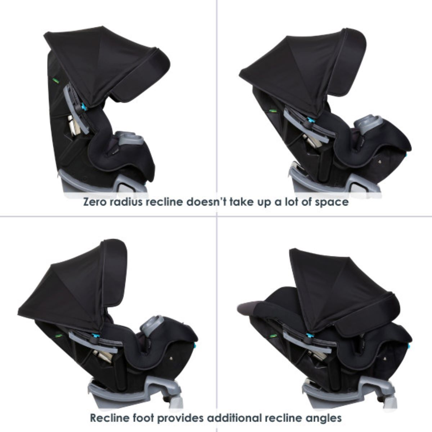 slide 7 of 8, Baby Trend Cover Me 4-in-1 Convertible Car Seat - Dark Moon, 1 ct