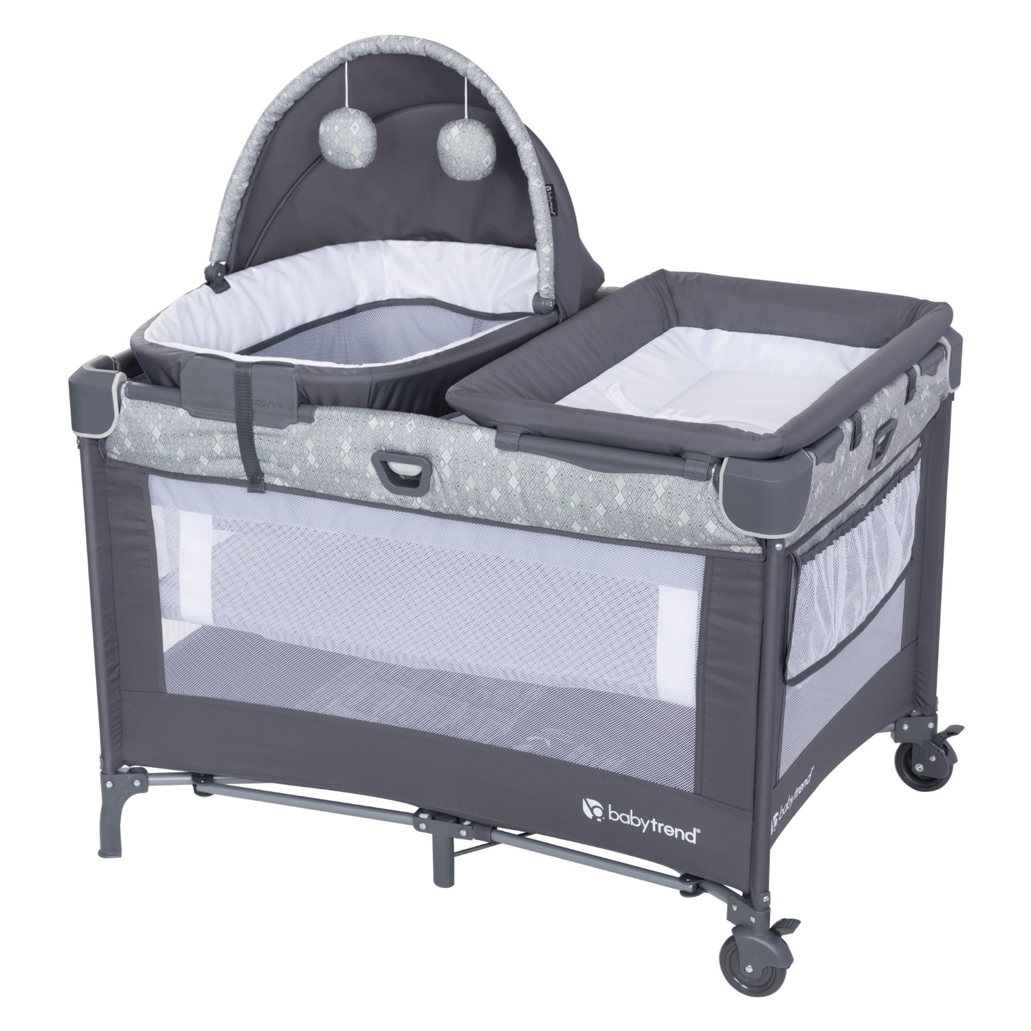 slide 1 of 8, BABYTREND Baby Trend Nursery Den Playard with Snooze Pod & Flip Over Changer., 1 ct