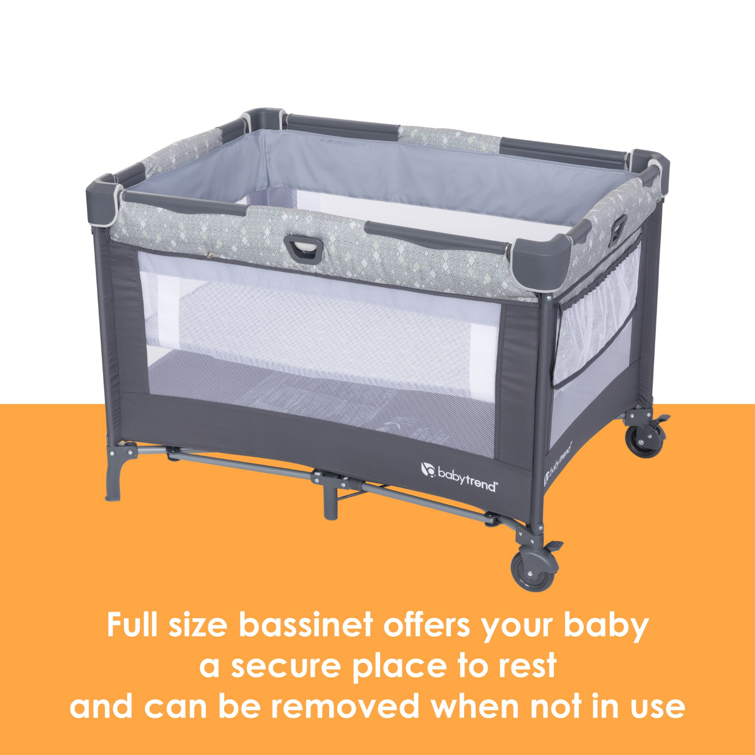 slide 5 of 8, BABYTREND Baby Trend Nursery Den Playard with Snooze Pod & Flip Over Changer., 1 ct