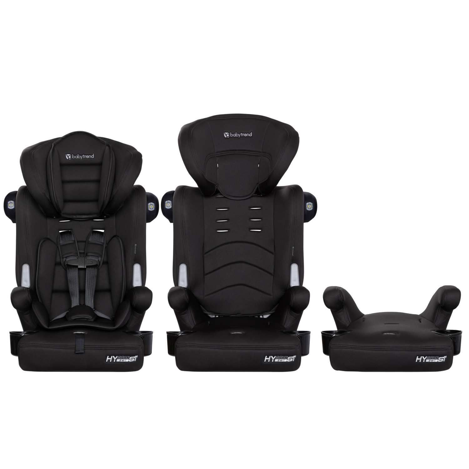 slide 3 of 5, BabyTrend Hybrid SI 3-in-1 Combination Booster Seat with Side Impact Protection, 1 ct