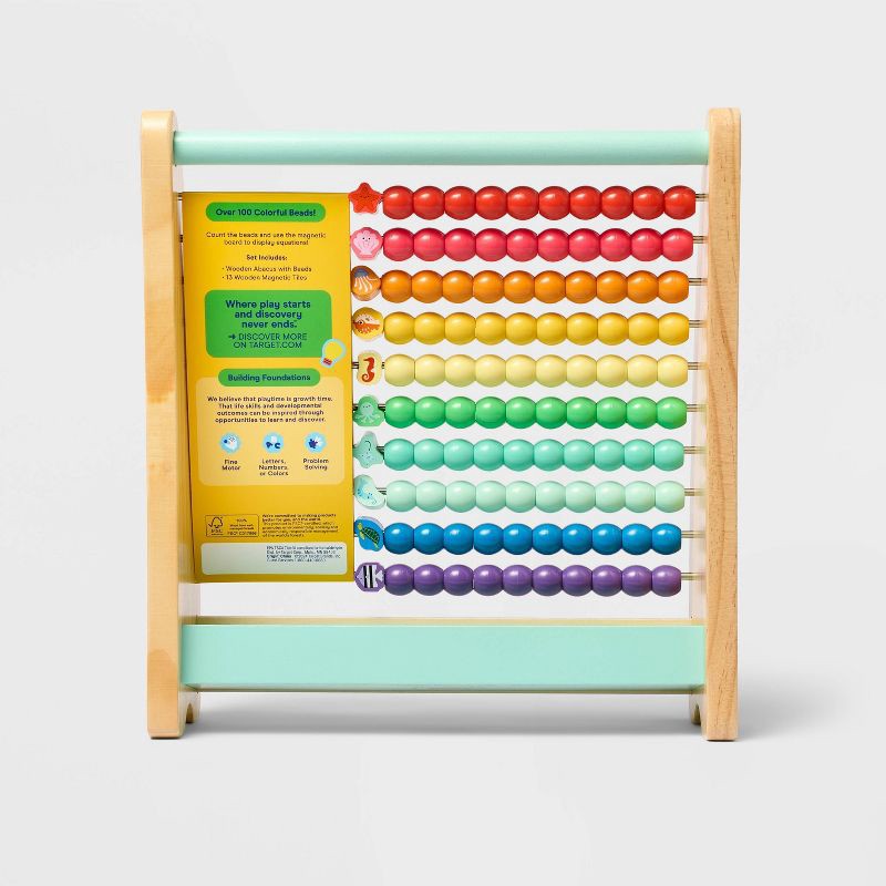 slide 5 of 5, Counting Toy - Gigglescape™: Abacus Module, Baby & Toddler Learning, 18 Months+, Wood/Metal/Plastic, Math Focus, 1 ct