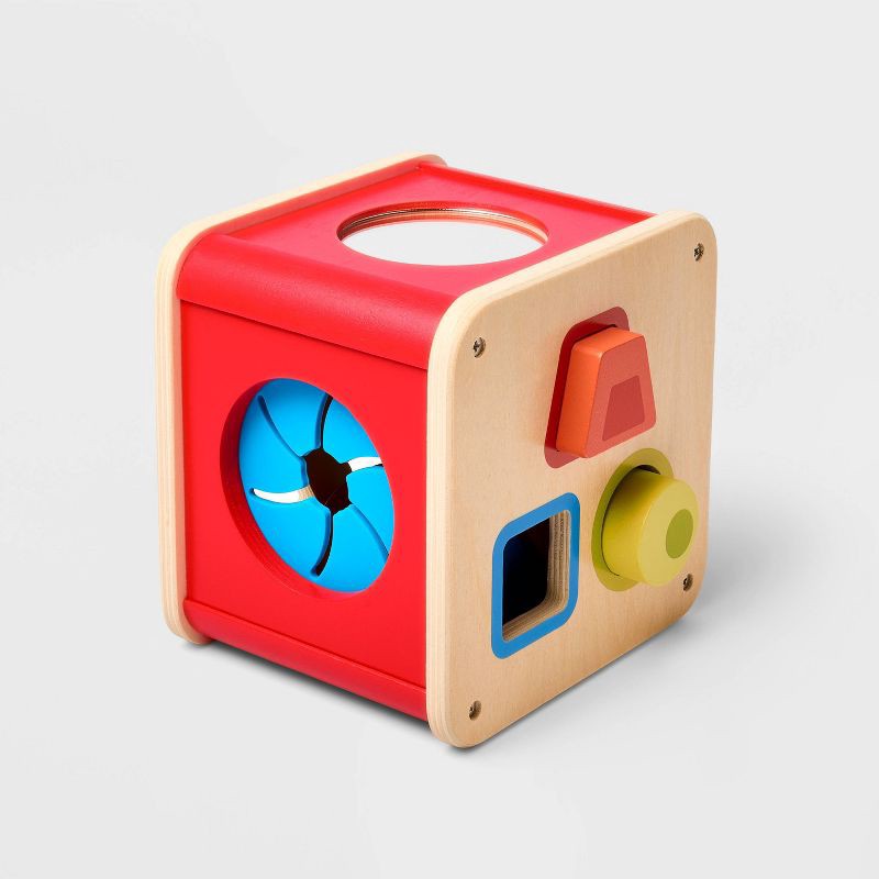 slide 3 of 6, Shape Sorter - 6pc - Gigglescape™: Educational Toddler Toy, Enhances Creativity & Fine Motor Skills, 6 ct