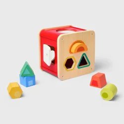 Shape Sorter - 6pc - Gigglescape™: Educational Toddler Toy, Enhances Creativity & Fine Motor Skills