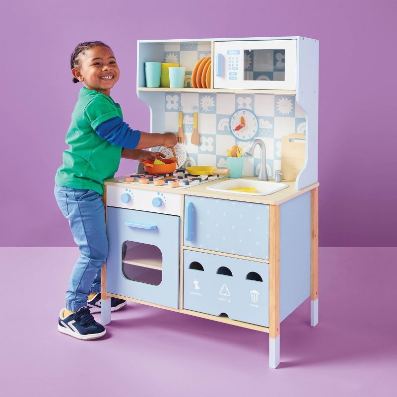 slide 2 of 6, Play Kitchen - 41pc - Gigglescape™: Kids Toy Kitchen Playset, Toddler Toy, Creative Thinking, 3+ Years, 41 ct