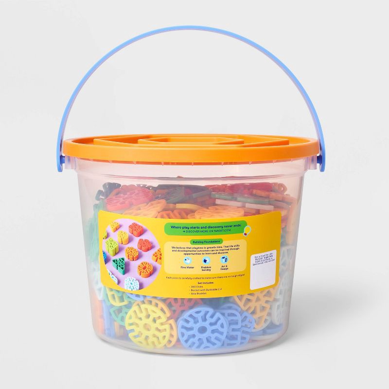 slide 5 of 5, Building Discs - 350pc - Gigglescape™: Educational Building Sets, Fine Motor Skills, Shapes & Colors, Ages 3+, 350 ct