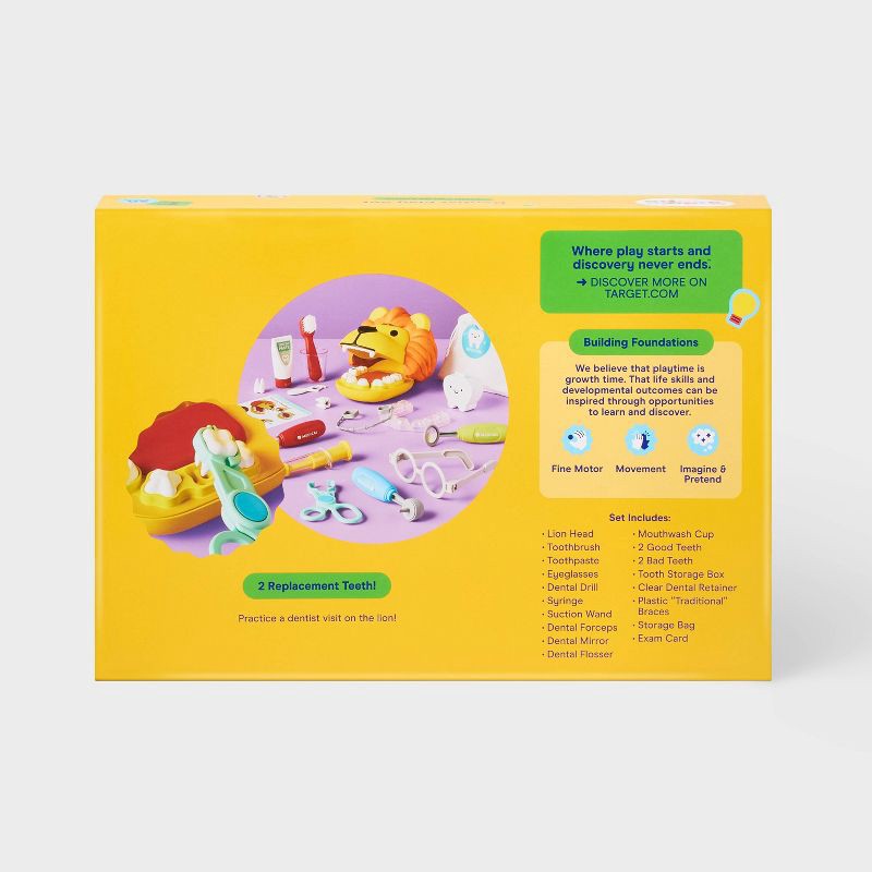 slide 5 of 6, Dentist Play Set - Gigglescape™: Pretend Medical Accessories, Plastic, Ages 3+, 19 Pieces, Educational Creativity & Skills, 19 ct