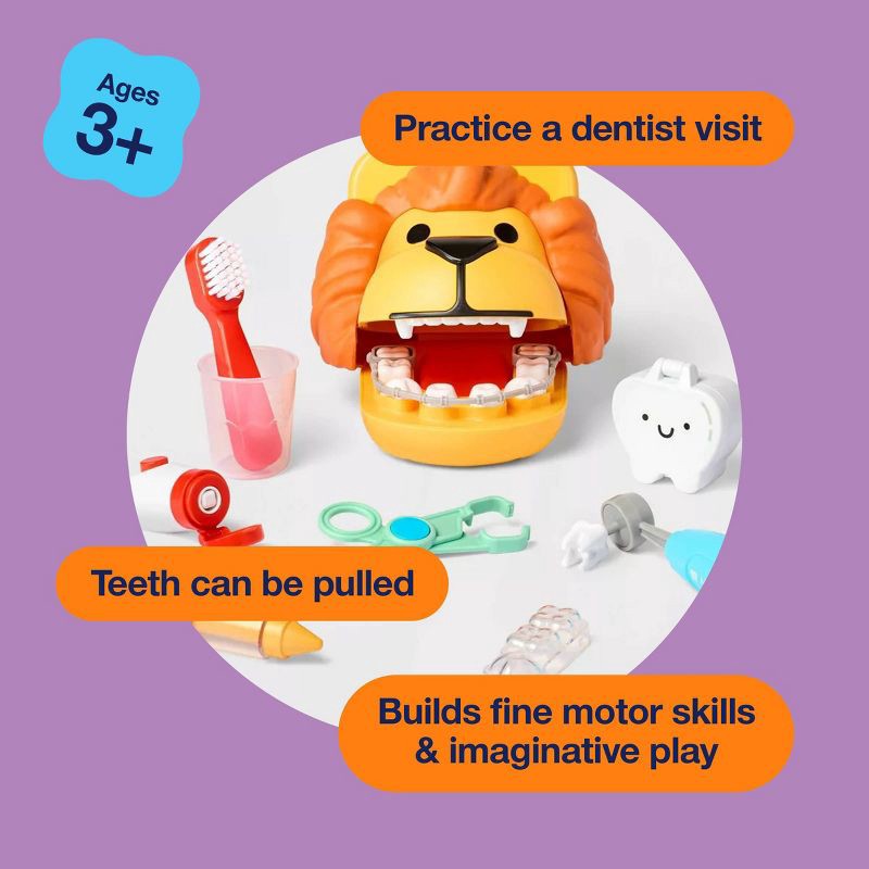 slide 6 of 6, Dentist Play Set - Gigglescape™: Pretend Medical Accessories, Plastic, Ages 3+, 19 Pieces, Educational Creativity & Skills, 19 ct