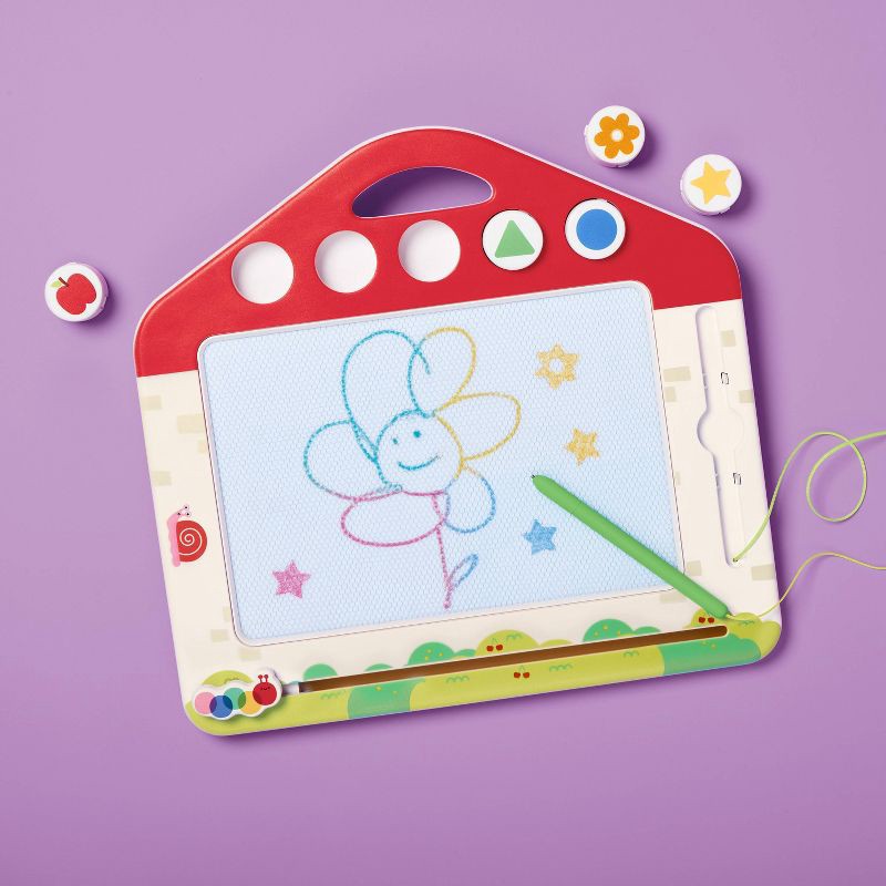 slide 2 of 5, Magnetic Drawing Board - Gigglescape™: Preschool Creativity & Fine Motor Skills, Ages 2+, 1 ct