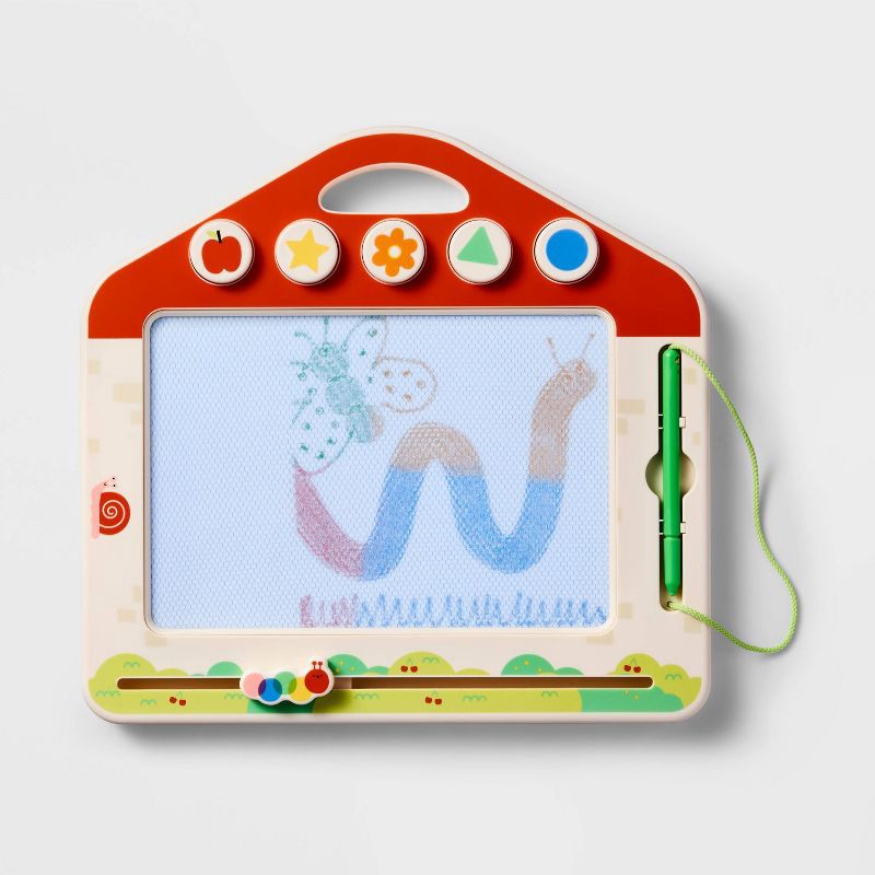 slide 3 of 5, Magnetic Drawing Board - Gigglescape™: Preschool Creativity & Fine Motor Skills, Ages 2+, 1 ct