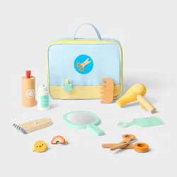 Salon Play Set - Gigglescape™: Pretend Salon Accessories, Creative Thinking, Play Hair Styling, Ages 3+