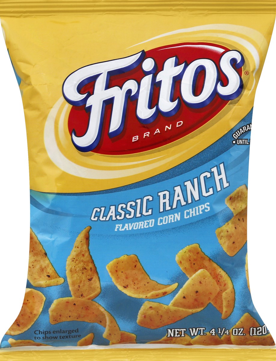 slide 4 of 6, Fritos Flavored Corn Chips Classic Ranch 4 1/4 Oz, 4.25 oz