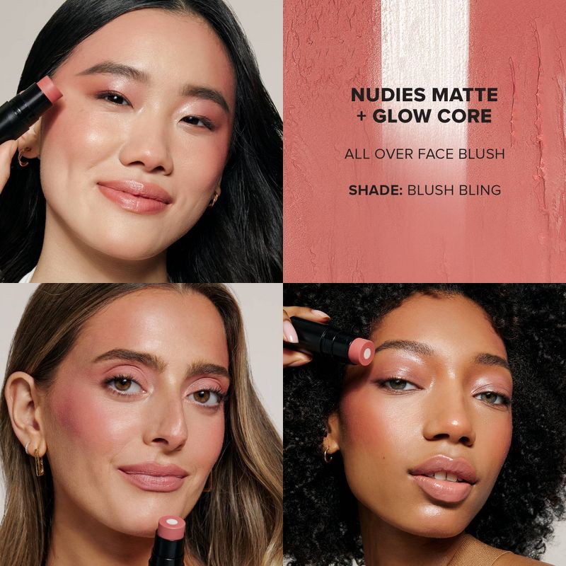 slide 3 of 8, NUDESTIX Matte + Glow Core - Blush Bling - 0.21oz - Ulta Beauty, 0.21 oz