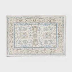 24"x36" Medallion Bath Rug Blue/Cream - Threshold™