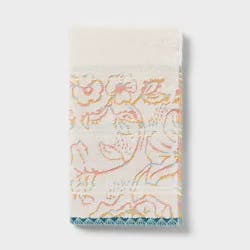 1pc Boho Border Floral Hand Towel - Threshold™