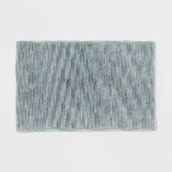 20"x30" Space Dye Bath Rug Blue - Threshold™