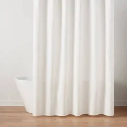 Modern Matlesse Shower Curtain Cream - Threshold™