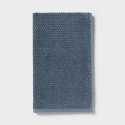 Dot Textured Hand Towel Blue - Threshold™