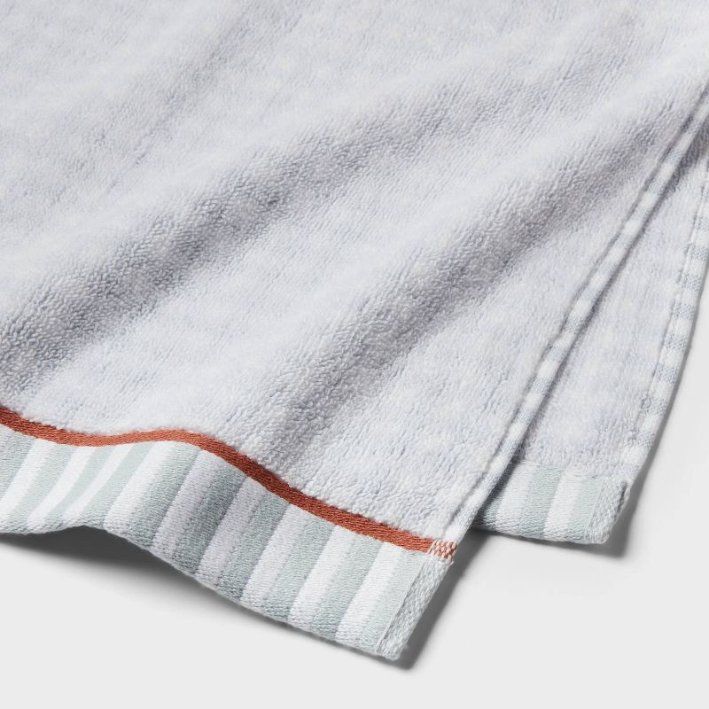 slide 3 of 5, 1pc Traditional Gingham Plaid Hand Towel Blue - Threshold™, 1 ct